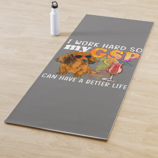 Tapis De Yoga Drôle Allemand Raccourci Pointeur Cadeaux GSP Love