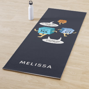 Tapis De Yoga Drôle Chimie Table périodique Gag science