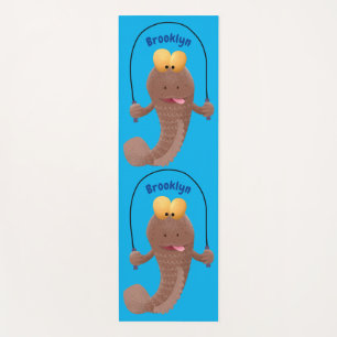 Tapis De Yoga Drôle sauter boudskipper poisson dessin animé