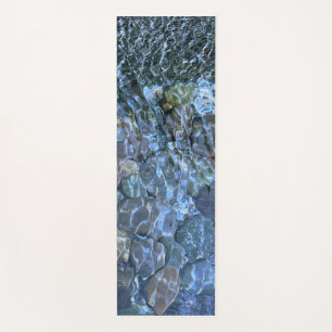 Tapis De Yoga Eau de ruissellement, ruisseau, vapeur, Pierres so