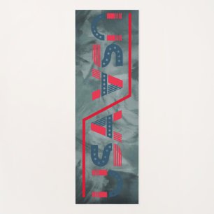 Tapis De Yoga Eco Friendly Stone Texture USA Texte Confortable