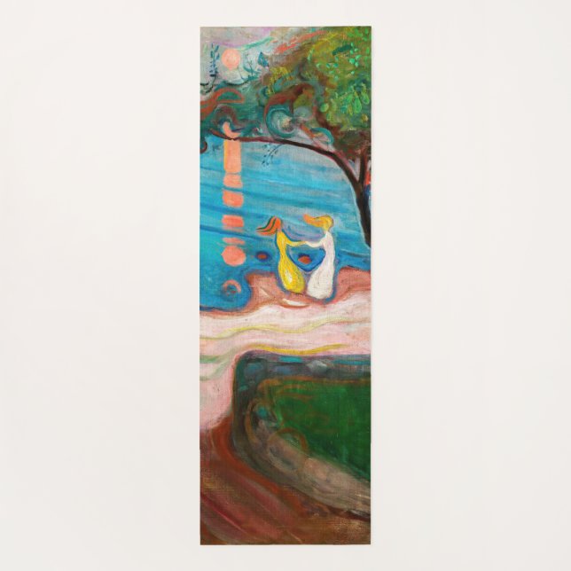 Tapis De Yoga Edvard Munch - Danse sur la plage (Dos)