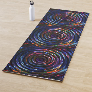 Tapis De Yoga Electric Ripple Design