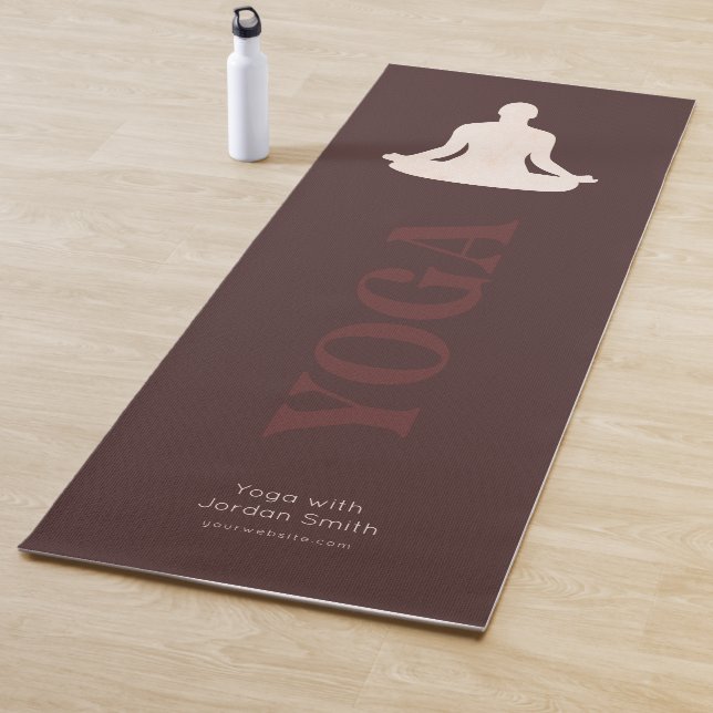 Tapis De Yoga Elegant Boho Yoga Instructeur Promotor (En situation)