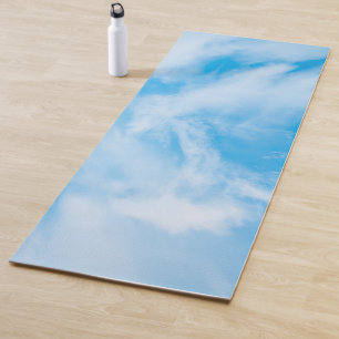 Tapis De Yoga Elégant ciel bleu Clouds Design Fitness Modèle