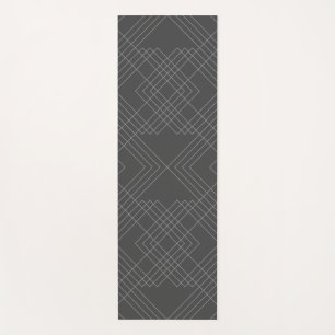 Tapis De Yoga Élégant, moderne, simple, cool chic motif graphiqu