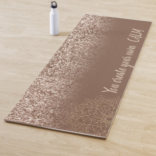 Tapis De Yoga Elégante Parties scintillant Mandala-Vous Créez Vo