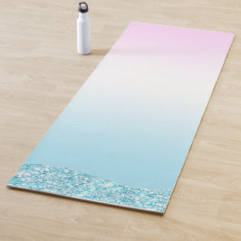 Tapis De Yoga Elégante parties scintillant moderne colorée dégra