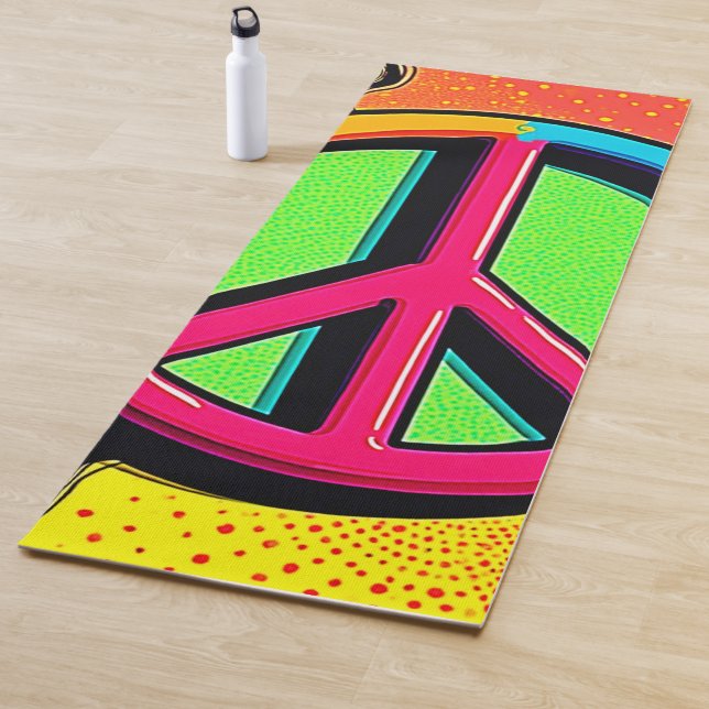 Tapis De Yoga Embrasser la paix et la joie intérieures (En situation)