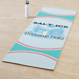 Tapis de yoga en glace salée
