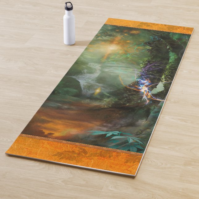 TAPIS DE YOGA ENCHANTÉ OÙ LES CHEMINS PEUVENT VOUS EMMENER (En situation)