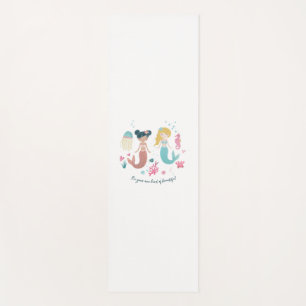 Tapis De Yoga Enfants / Sirène d'aquarelle / Yoga Mat
