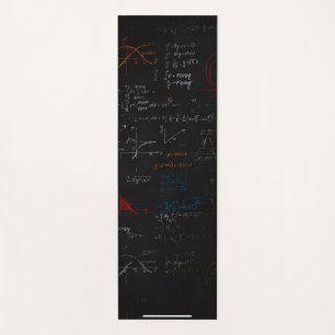 Tapis De Yoga équations mathématiques Chalkboard Yoga Mat