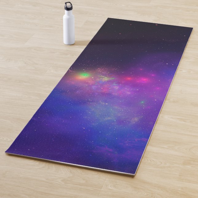 Tapis De Yoga Espace de Galaxy Deep (En situation)