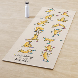 Tapis de Yoga et de Fitness Personnalisé à la Bana