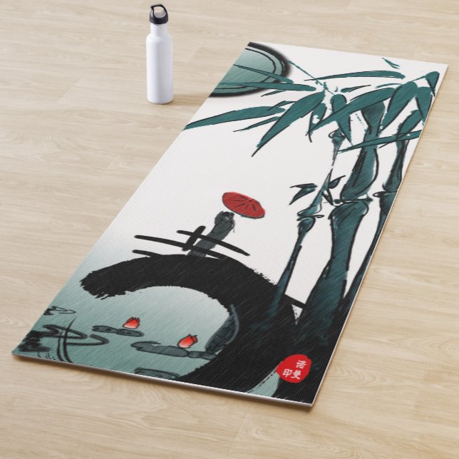 Tapis De Yoga Été (En situation)