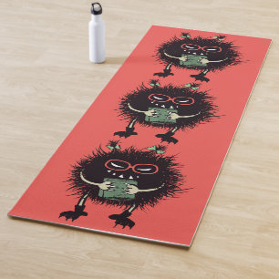 Tapis De Yoga Evil Geeky caractère mignon gothique livre Lover