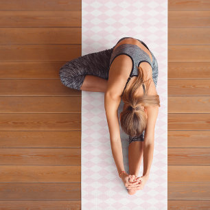 Tapis De Yoga Exercice Élégant de monogramme moderne de l'arle