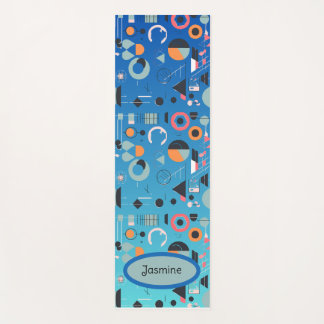 Tapis De Yoga Exercice Moderne Géométrique