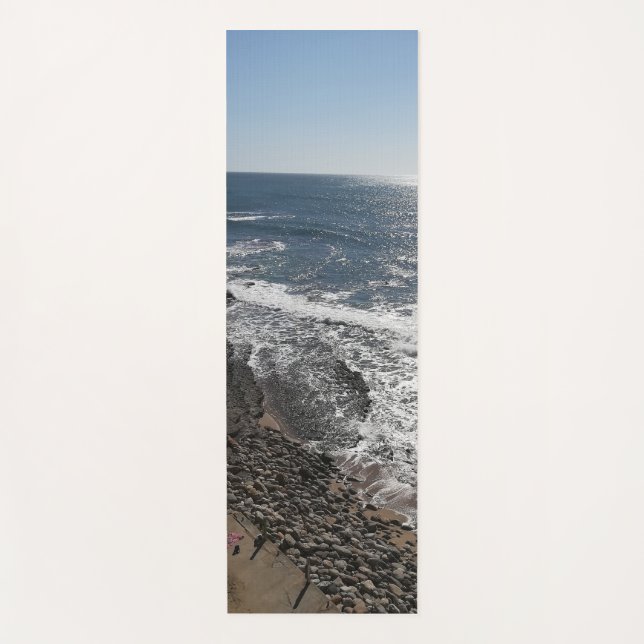 Tapis De Yoga Exercice Portugal Ocean Beach (Devant)