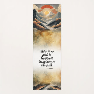 Tapis De Yoga Extrait de paix inspirant de la nature