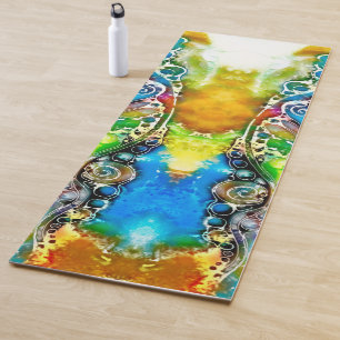 Tapis De Yoga Façons De Vivre - Art Neurographique 7