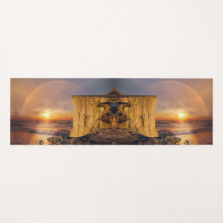 Tapis De Yoga Falaise de l'océan au coucher du soleil
