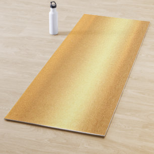 Tapis De Yoga Faux Gold Fitness Moderne Élégant Modèle tendan