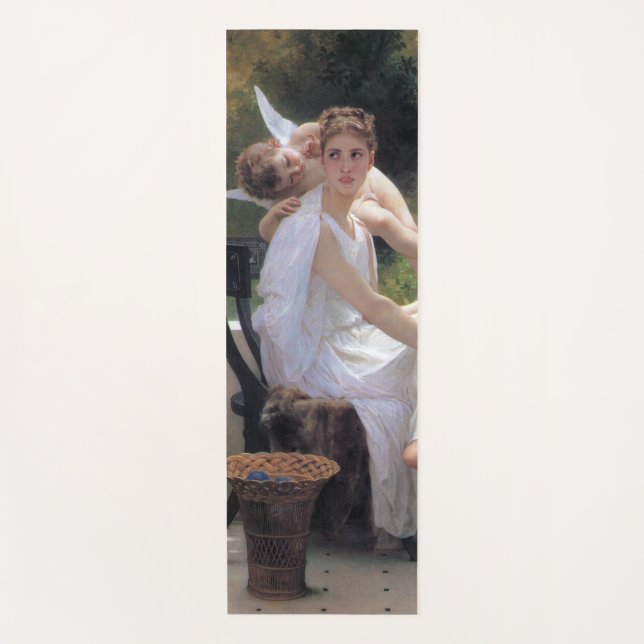 Tapis De Yoga Femme avec Cupidon, Bouguereau (Devant)