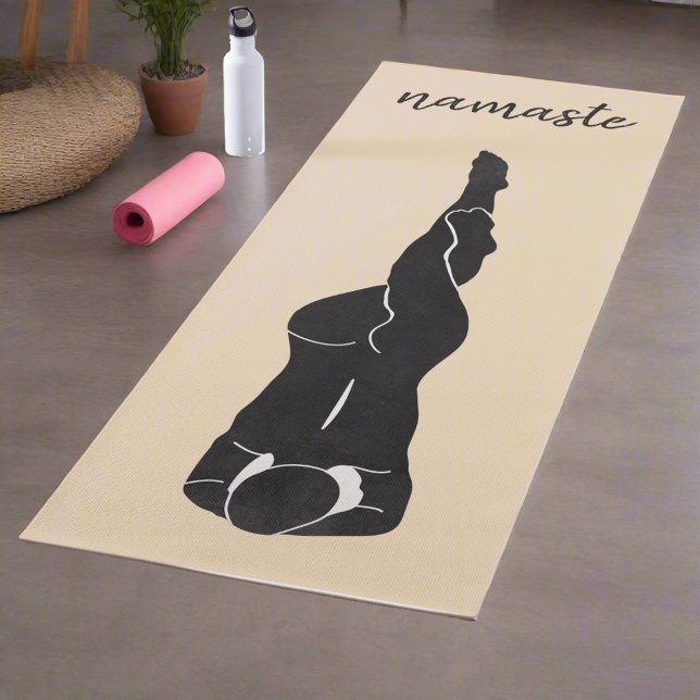 Tapis De Yoga Femmes Poissons Mouvements Namaste Yogi Blush Pink (Créateur téléchargé)
