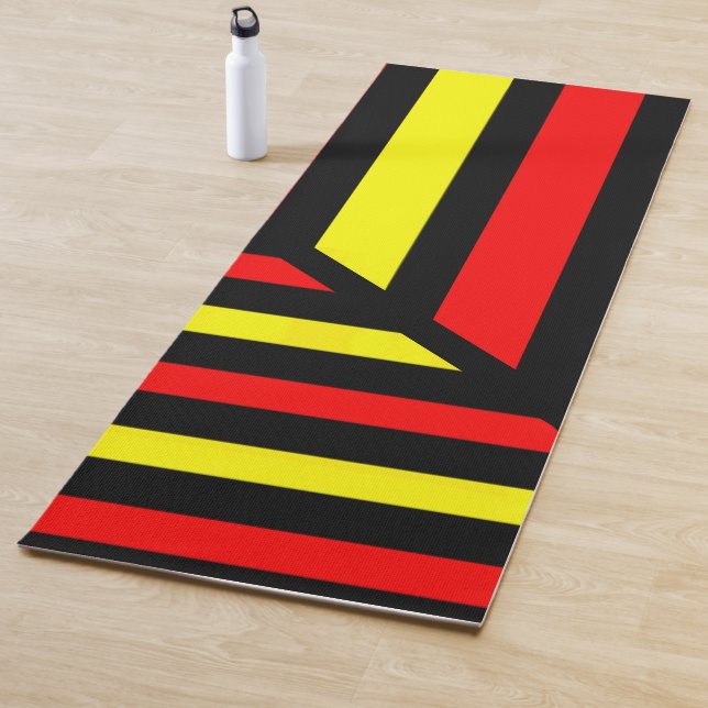 Tapis De Yoga Festive Art contemporain (En situation)