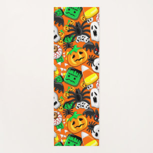 Tapis De Yoga Fête des Candies Éffrayantes d'Halloween