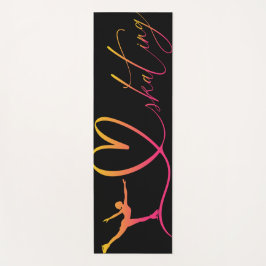 Tapis De Yoga Figure Patinage Nom personnalisé Yoga Mat