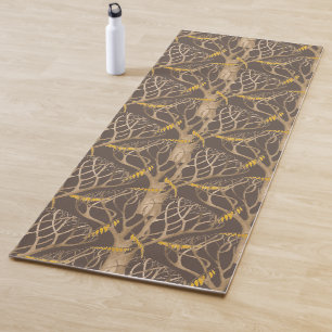Tapis De Yoga Fin de l'automne sur un Yoga Mat