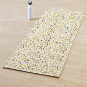 Tapis De Yoga Fitness Moderne Modèle Élégant Nature Daisies