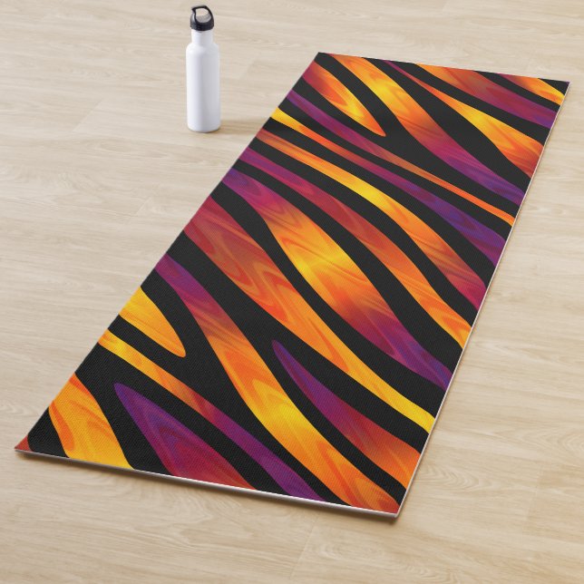 tapis de yoga flamboyant (En situation)
