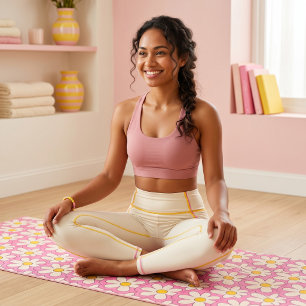 Tapis De Yoga Fleur