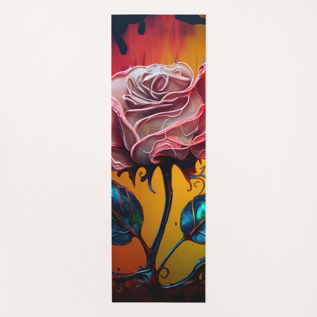 Tapis De Yoga Fleur AI (Devant)