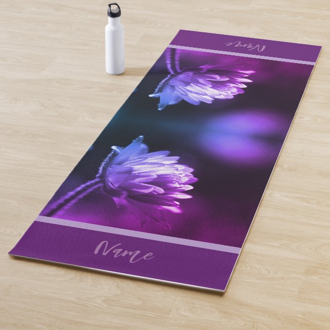 Tapis De Yoga Fleur Dans Sunlight Personnalisé (En situation)