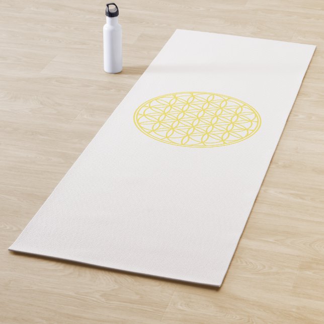 Tapis De Yoga Fleur De Vie Géométrie Sacrée (En situation)