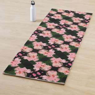 Tapis De Yoga Fleur Iris Arborée Dans Chaque Motif Abstrait