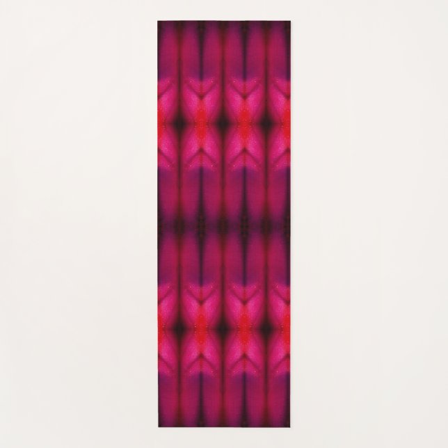 Tapis De Yoga Fleur magenta Ikat Recoleta (Devant)