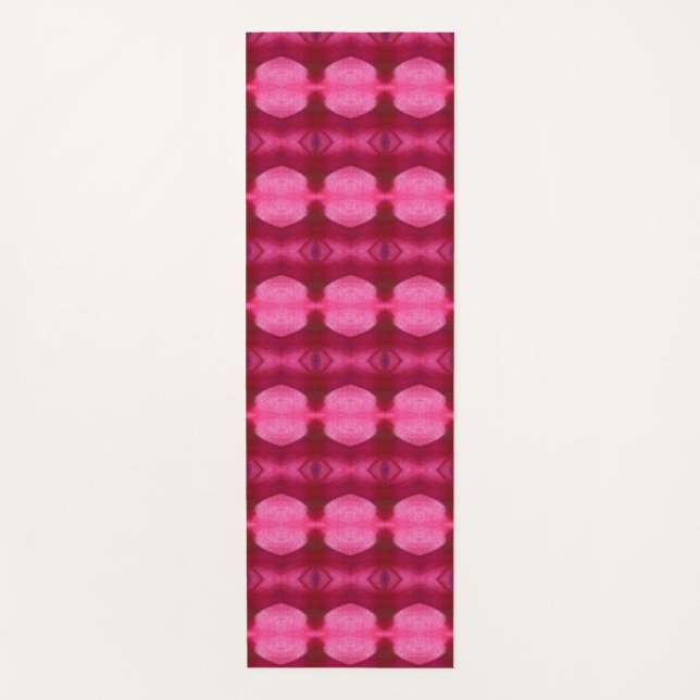 Tapis De Yoga Fleur magenta Onze (Devant)