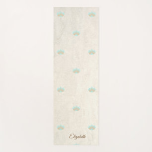 Tapis De Yoga Fleurs de Lotus Adorables - Personnalisé