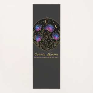Tapis De Yoga Fleurs de mandala floral céleste – Épanouissements