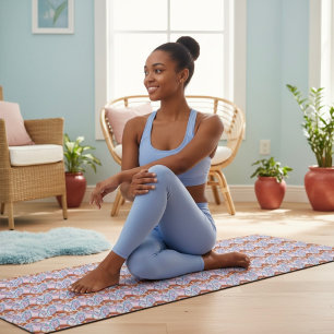 Tapis De Yoga Floraison