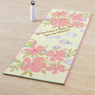 Tapis De Yoga Flore Inspirationnelle sur mesure - Yoga Mat