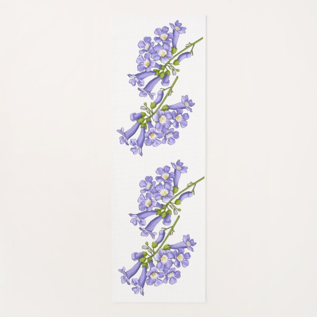 Tapis De Yoga Flores do Brasil jacaranda (Devant)
