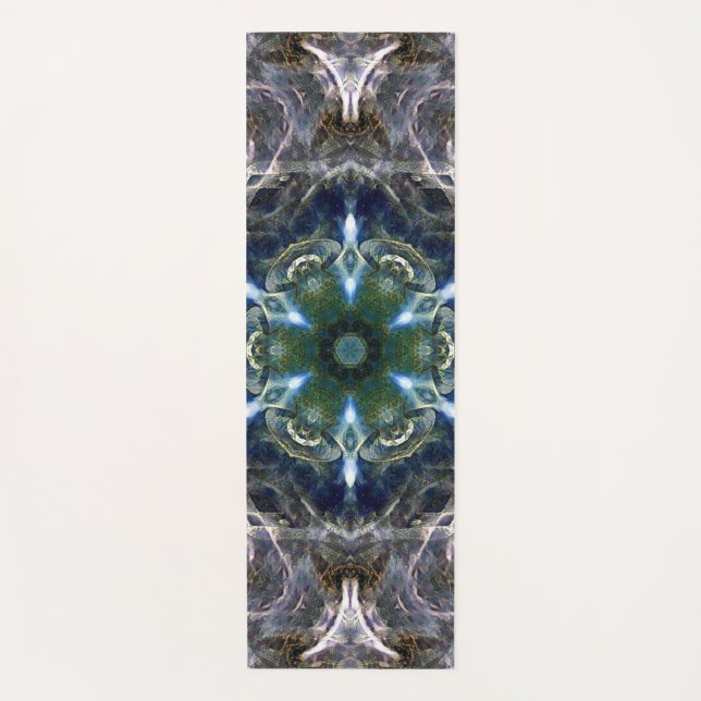 Tapis De Yoga Folk Mandala (Devant)