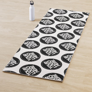 Tapis De Yoga Fond de logo répétitif simple professionnel